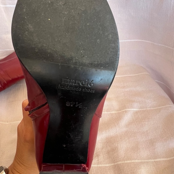 Marcie Ankle Boot | Red - Picture 11 of 14